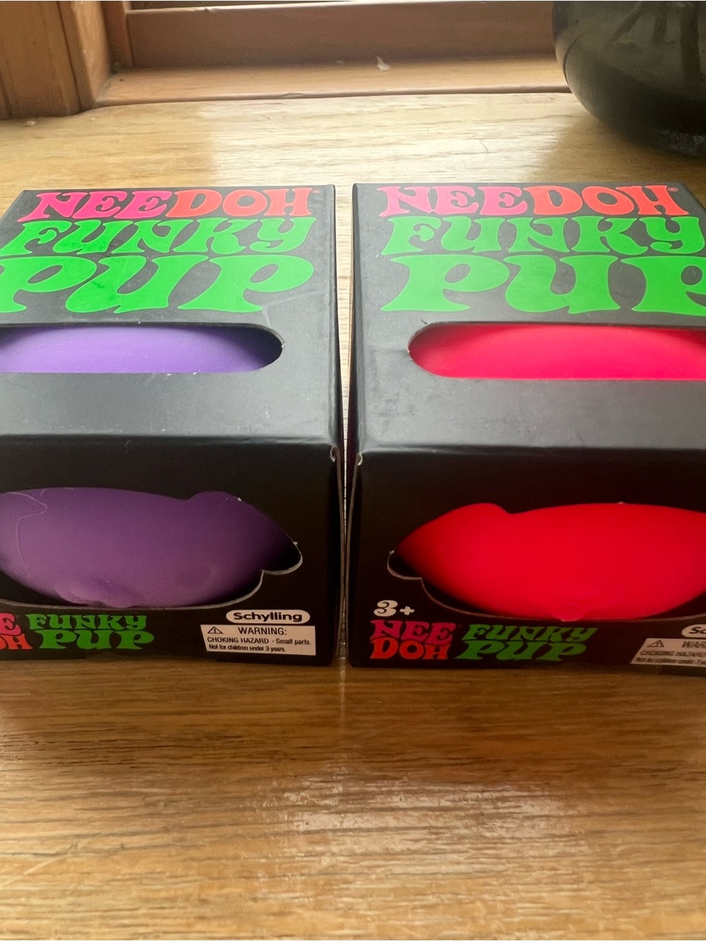 Needoh Funky Pup 2 for 20$ - Purple and Red
